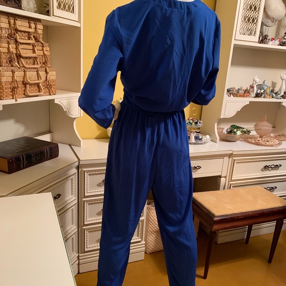 Vintage S.G. Sport cobalt pantsuit. - Picture 8 of 8